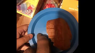 pound cake and bbc